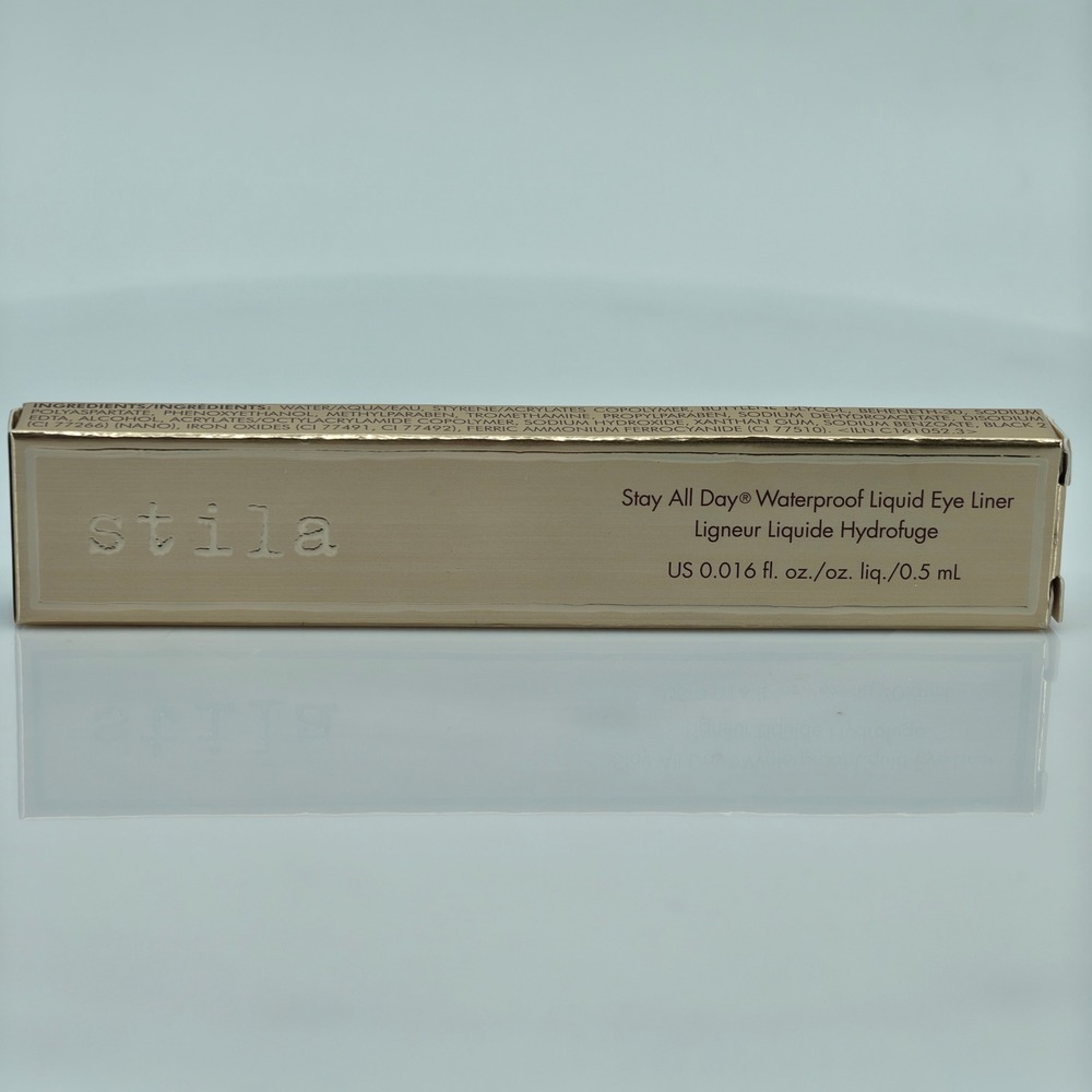 Stila Stay All Day Waterproof Liquid Eye Liner Dark Brown 0.016 fl oz New in Box